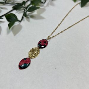 COLLIER 3 GOUTTES ROSA