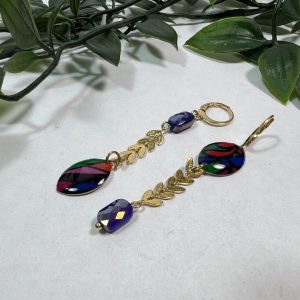 BOUCLES D'OREILLES ASYMÉTRIQUES ARTY