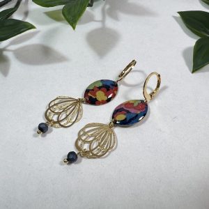 PETITES BOUCLES D'OREILLES FLORA MOOD