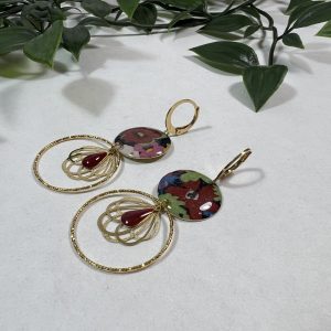 BOUCLES D'OREILLES FLEUR AJOURÉE