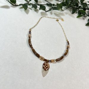 COLLIER PERLES FAWN