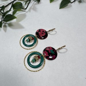 BOUCLES D'OREILLES GRACE ROSA